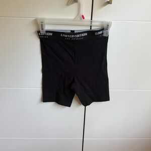Black biker shorts. Size XS